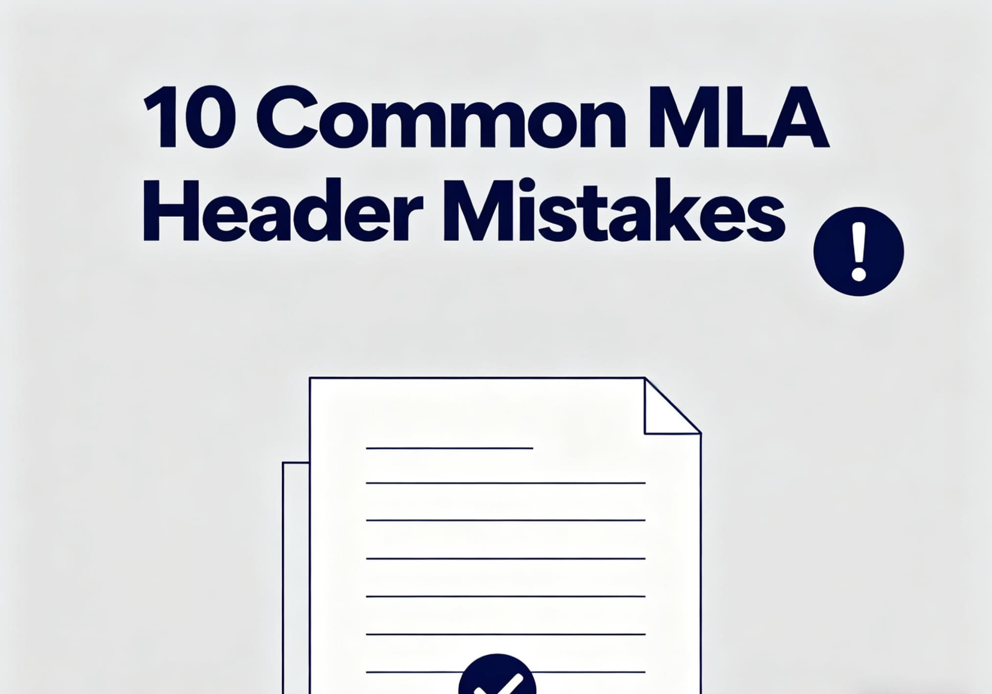 Common MLA Format Header Generator mistakes with examples of incorrect and correct formatting